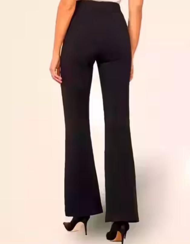 Women's Nontransparent Fabric Classic-Stylish Pant Black